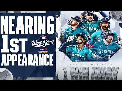 The Seattle Mariners are 1 WIN AWAY from their FIRST-EVER World Series appearance! 🔱