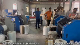 Customer Factory Example,Dubai Flexible Packaging,Stretch Film Fully-auto Rewinder,Stretch film Roll