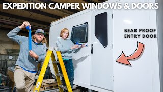 Painting Our Composite Camper  Tern Overland Window & Doors  Unimog Expedition Build Series #2