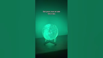 Levitating moon lamp.🌛Most popular desk accessory.💰Get yours today #lightinthebox #lamp #homedesign