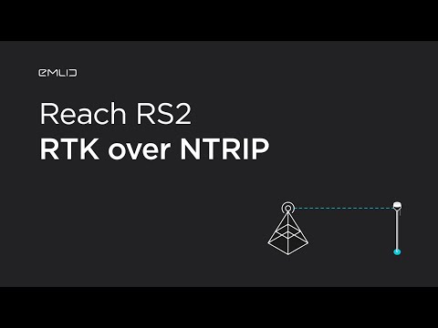 Reach RS2: Receiving RTK Corrections over the Internet