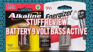 STUFF REVIEW | BATTERY 9 VOLT 🔋 UNTUK BASS AKTIF