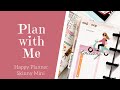 BEFORE THE PEN SPREAD | Plan With Me | Happy Planner Skinny Mini | PWM Happy Planner | Aug 31, 2020