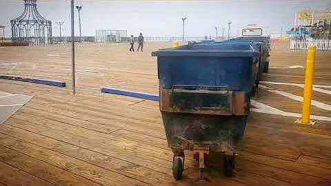Santa Monica Pier Trash Haul