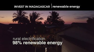 Invest in Madagascar   Renewable energy   EDBM