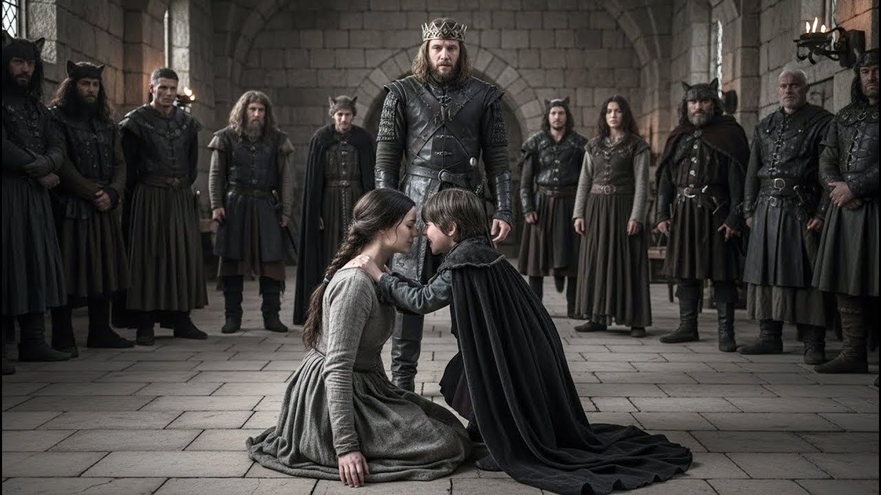 The Alpha King’s Pup Growled At The Rejected Omega — Everyone Froze When She Knelt And Let Him Climb