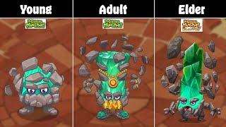 All Young, Adult & Elder Celestials Comparison (MSM vs DoF) + Adult Syncopite | My Singing Monsters