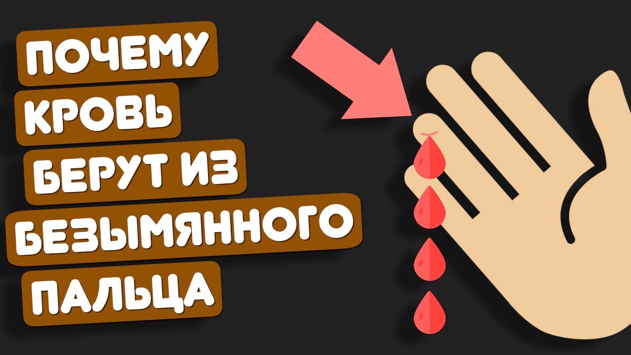 Почему кровь берут из безымянного пальца - YouTube