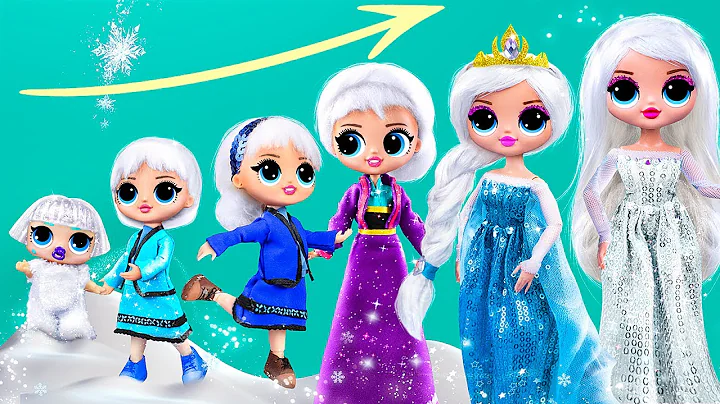 Elsa and Anna Growing Up / 11 Frozen DIYs