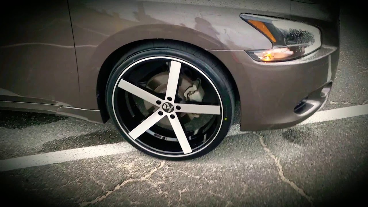 2013 Nissan Maxima on 22's - YouTube