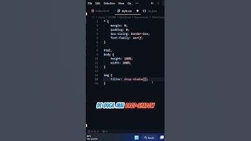 How To Use CSS Drop-Shadow Property? #css #techcoders #shorts #viral