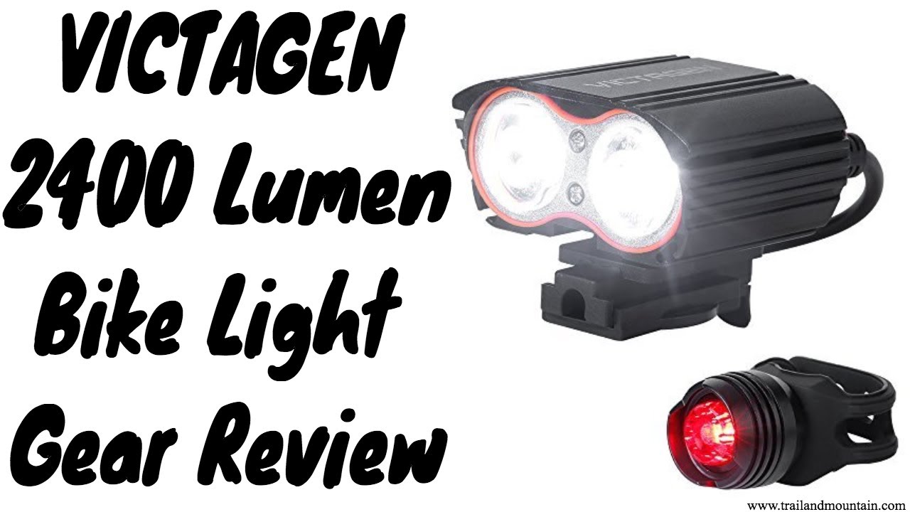 Victagen K2d 2400 Lumen Bike Light Gear Review Youtube