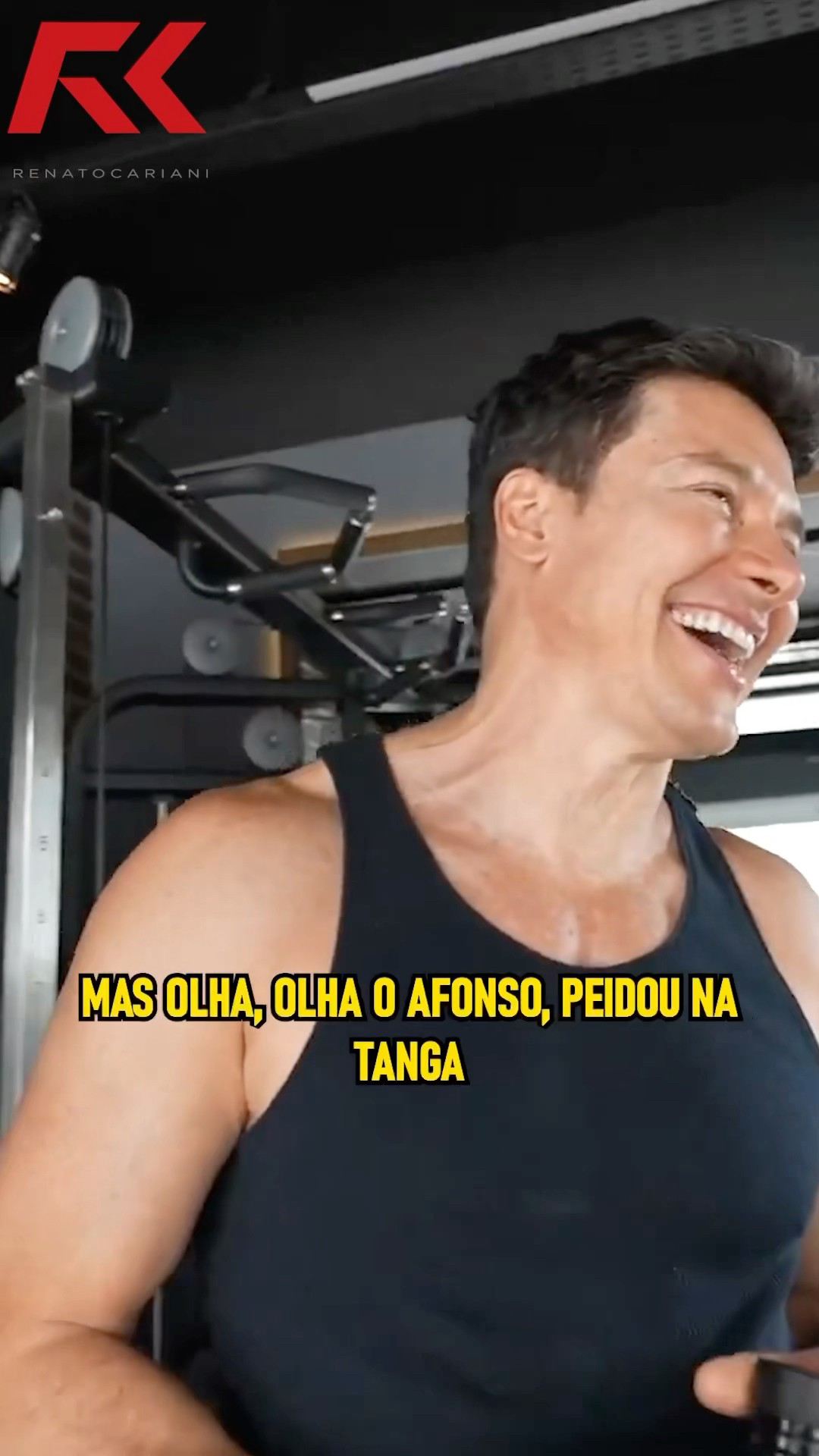 ELE QUASE NÃO AGUENTOU O TREINO... ? #renatocariani #rodrigofaro #afonsonigro #treino #musculação