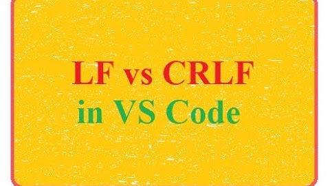 LF vs CRLF #shorts
