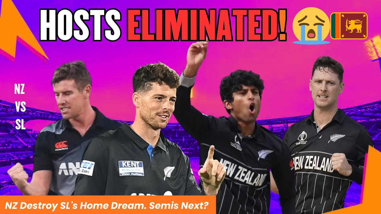 HEARTBREAK FOR SRI LANKA! 💔 New Zealand Dominance Ends SL World Cup Run