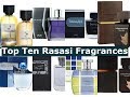 My Top Ten Rasasi (From Collection)
