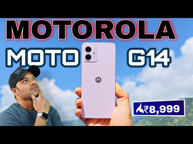 moto G14 (Pale Lilac ) Unboxing | Review | Camera | Video Quality | Price |  Best Looking Smartphone - YouTube