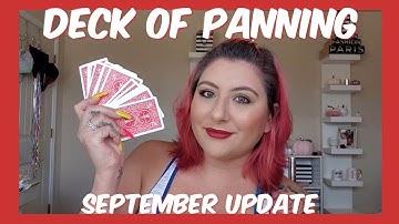DECK OF PANNING// SEPTEMBER UPDATE #DeckOfPanning #DeckOfPanning2022 #ProjectPan