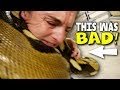 VERY SCARY MOMENTS WITH A 20 FOOT SNAKE!! (SERIOUSLY) | BRIAN BARCZYK