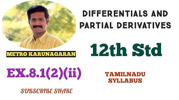 12th Std Maths Ex.8.1(2)(ii)Use linear approximation to find the approximate value of (15)^(1/4)