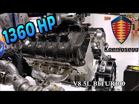 The Most Powerful and Lightest Twin-Turbo V8 ENGINE in the World | Engine koenigsegg
