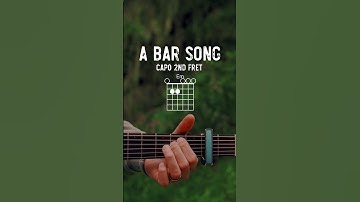 Thumbnail of A Bar Song (Tipsy) Shaboozey Guitar Tutorial // Tipsy Guitar Lesson