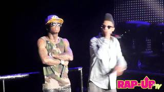 Lil Twist and Lil Wayne Perform 'Love Affair' at L.A.'s Staples Center