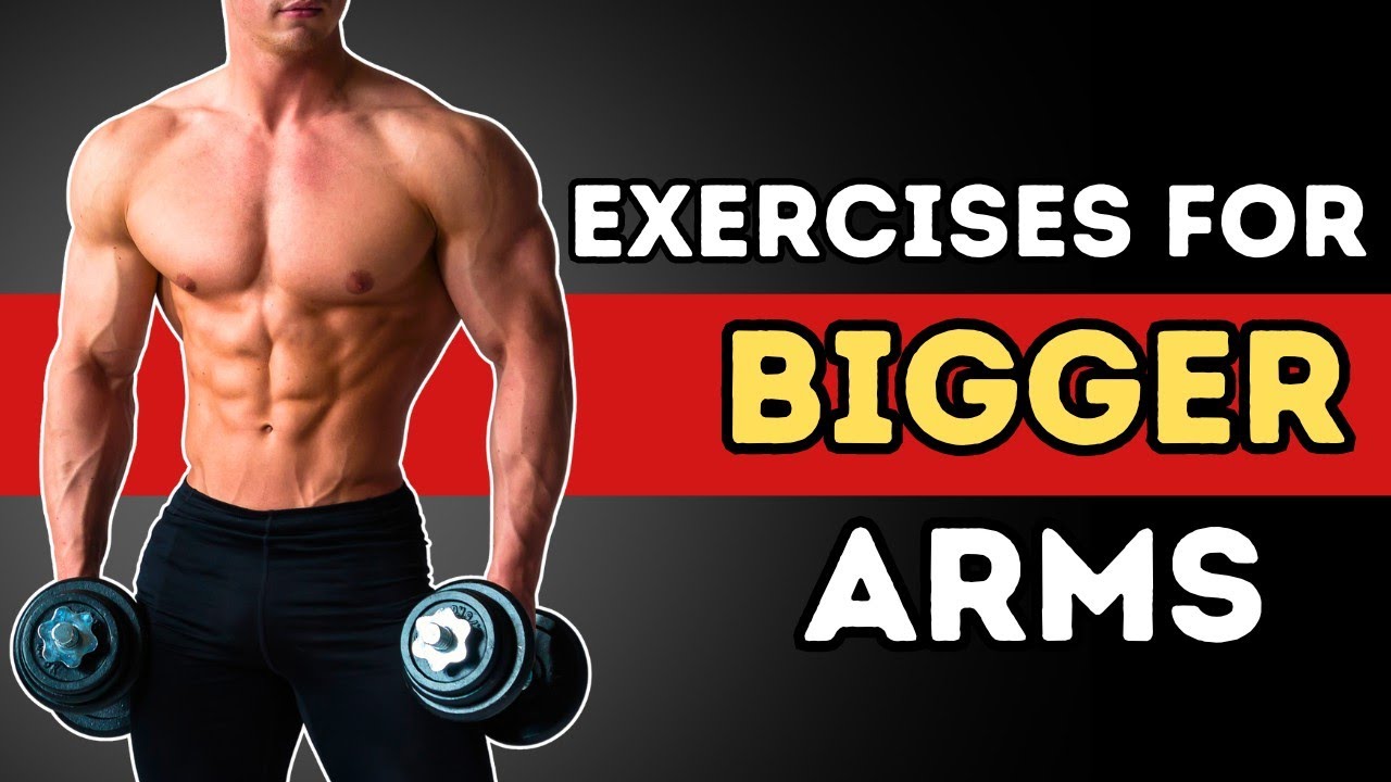 Build Bigger Arms  4 Easy Exercises to Build Bigger & Stronger Arms  #musclegain #biggerarms 