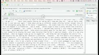 Text Mining BOW Sentiment Analysis