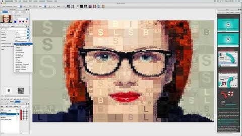Studio Artist 5.5 Automatic AI Art and Animation - Adding Text to Automatic Vector Mosaics