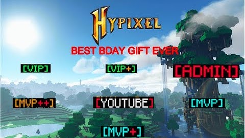 Hypixel Gave me this Rank on my B-DAY (ADMIN RANK???)