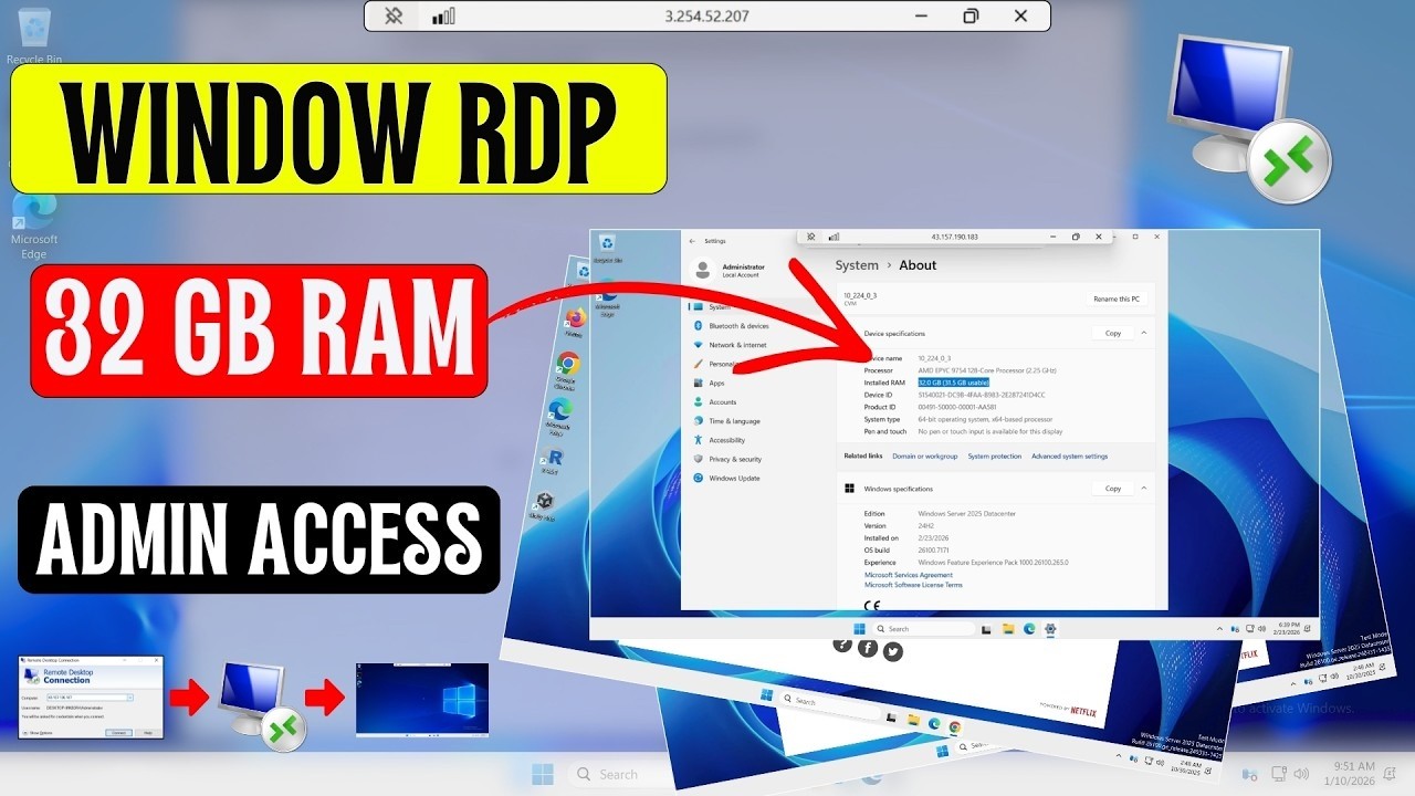 Free azure rdp | How to create free azure rdp | Microsoft azure rdp ...