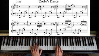 Miniatura del video "Zorba The Greek - Piano Tutorial"