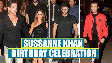 Sussanne Khan Celebrates Her Birthday With Hrithik Roshan, Karan Johar, Zayed Khan