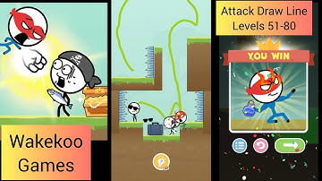 Attack Draw Line Levels 51-80 Gameplay