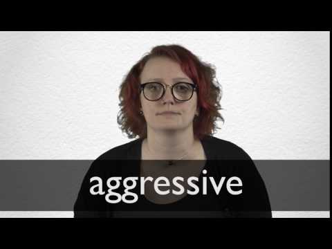 How to pronounce AGGRESSIVE in British English