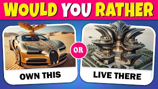 どちらを選びますか？ラグジュアリーライフ編💎💸🍕🍔クイズレインボー screenshot 4