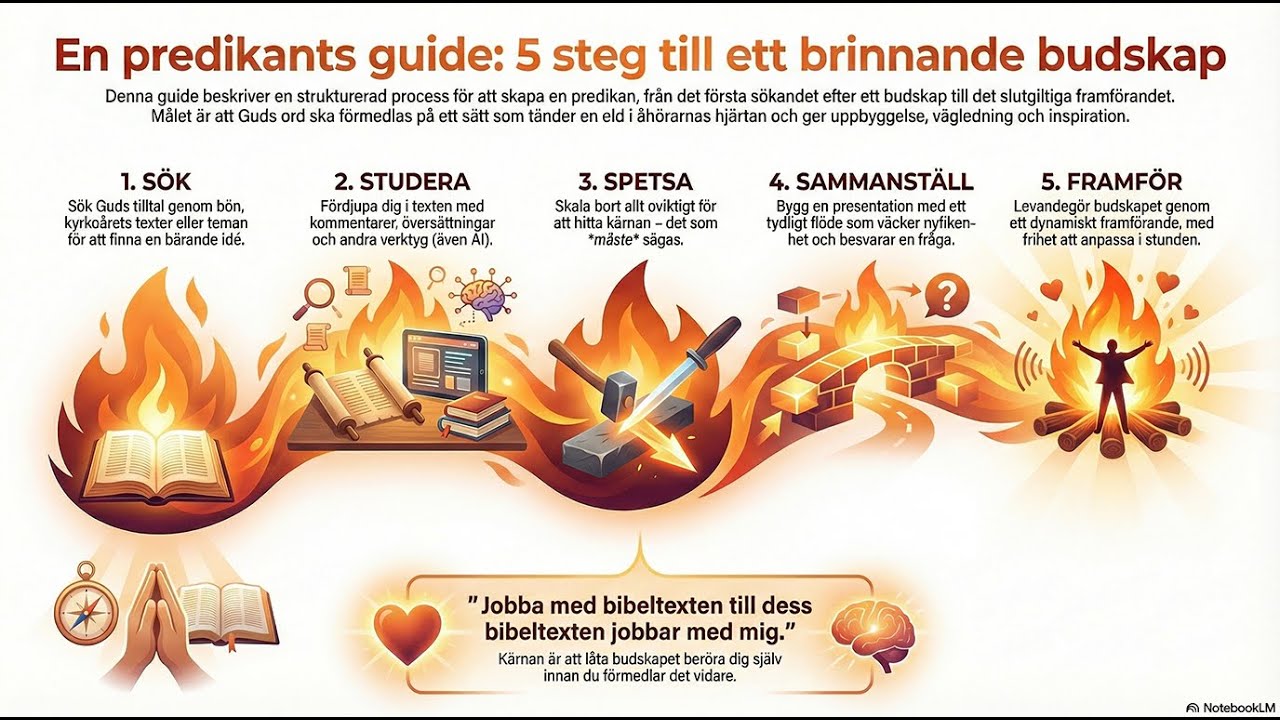 Förkunnelsens fem faser