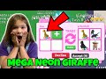 What People Will Trade For A MEGA NEON GIRAFFE In Adopt Me!