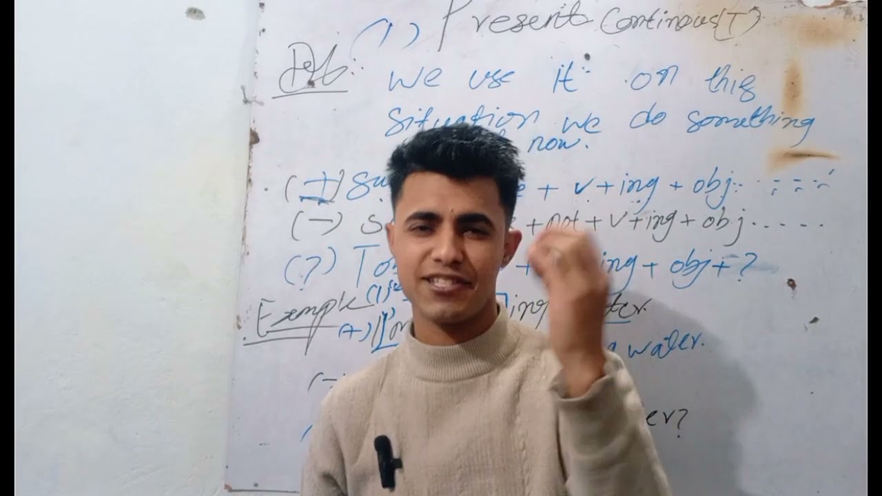 Present continuous tens in pashto#presentcontinuoustens#inpashto 