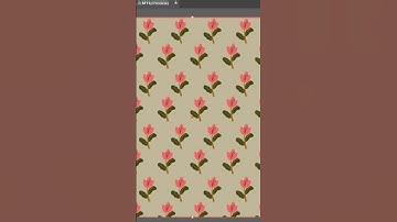 Learn Seamless Pattern Design in Adobe Illustrator #shorts #textiledesign #surfacedesign part 3