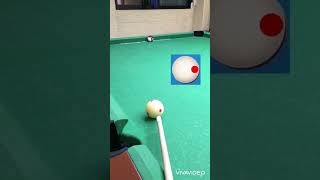 Basic Rail Shot In Pool.