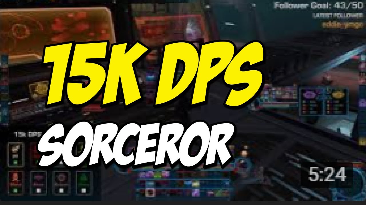 15K DPS CHALLENGE - Lightning Sorcerer | SWTOR PVP 7.1 | 2022 | LVL 80 | Orbital Station