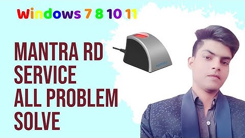 Mantra Device New Update, Error -1001(Update latest RD-Service Version 1.0.4), Mantra 1.0.4 Driver