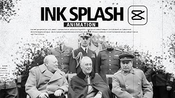 How to make EPIC Inksplash animation in Capcut