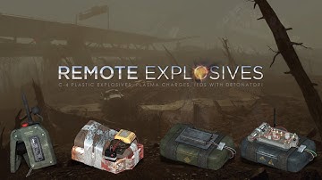 REMOTE EXPLOSIVES - C4 with Detonators and more - Fallout 4 mod NOW ON XBOX