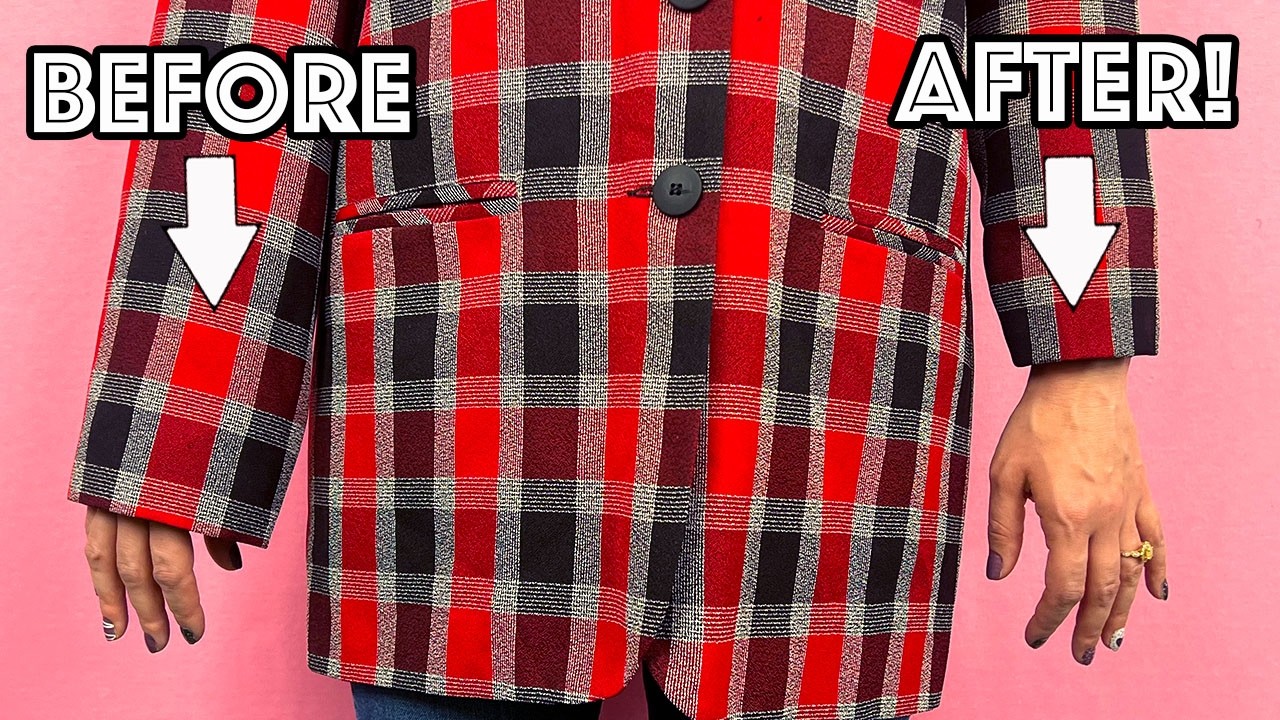 Shorten Blazer Or Jacket Sleeves With Lining Like a Pro | Step-by-Step ...