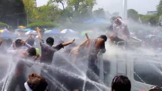 Video thumbnail of "Thingyan 2016 - Burmese New Year Water Festival - Day 1 in Yangon, Myanmar"