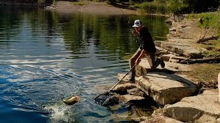 Sight Fishing Largemouth Bass - Quarry Fishing Tips