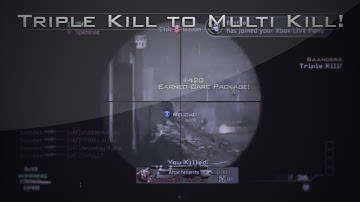 Triple Kill to MULTI Kill?! Mw3!